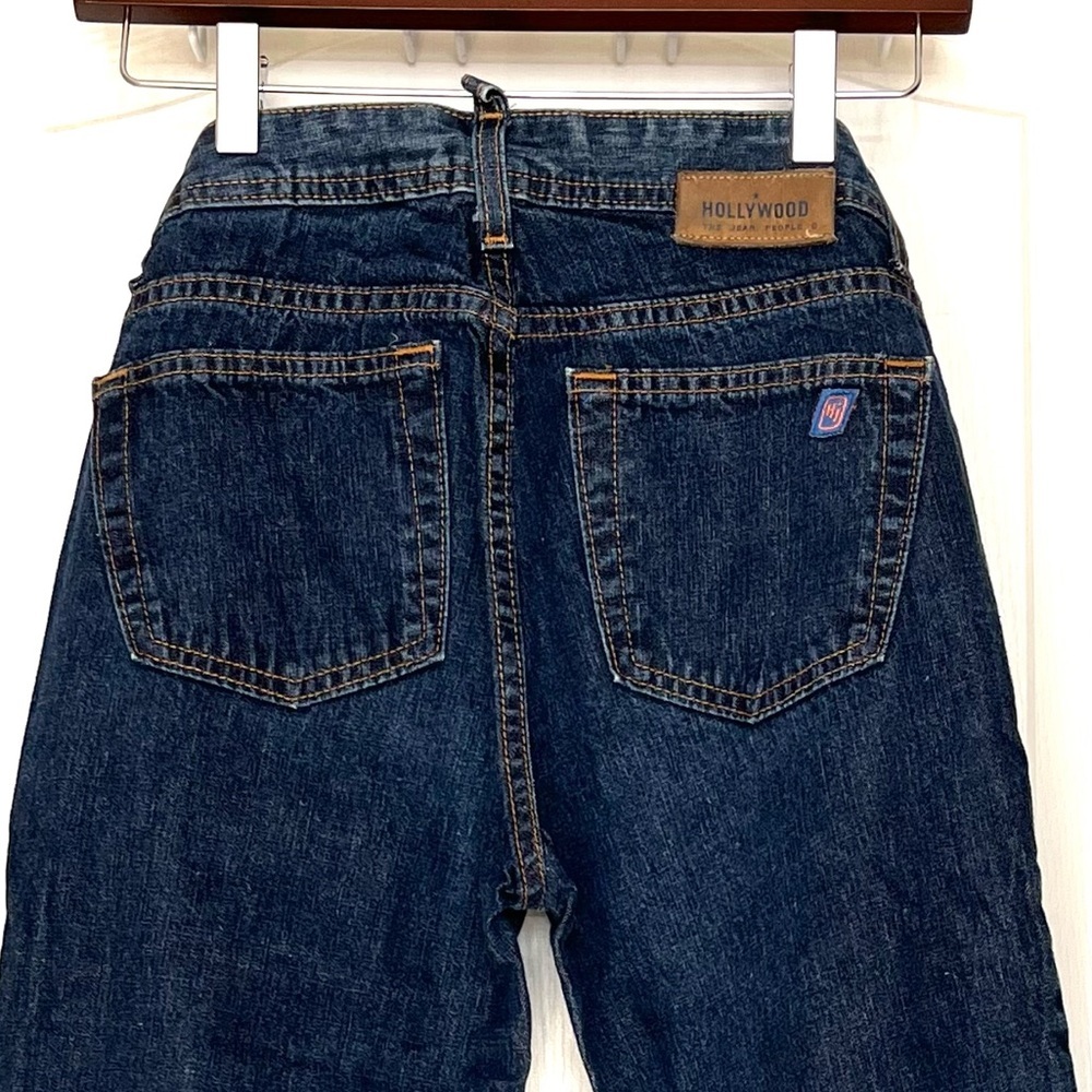 VINTAGE Hollywood Jeans High Waist Straight Leg Made in Canada Y2K 90s Mom Jeans - Picture 5 of 15